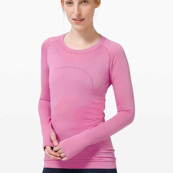 LULULEMON Swiftly Tech long sleeve magenta size 8